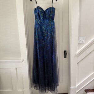 Rene Ruiz Strapless A-Line Organza Gown